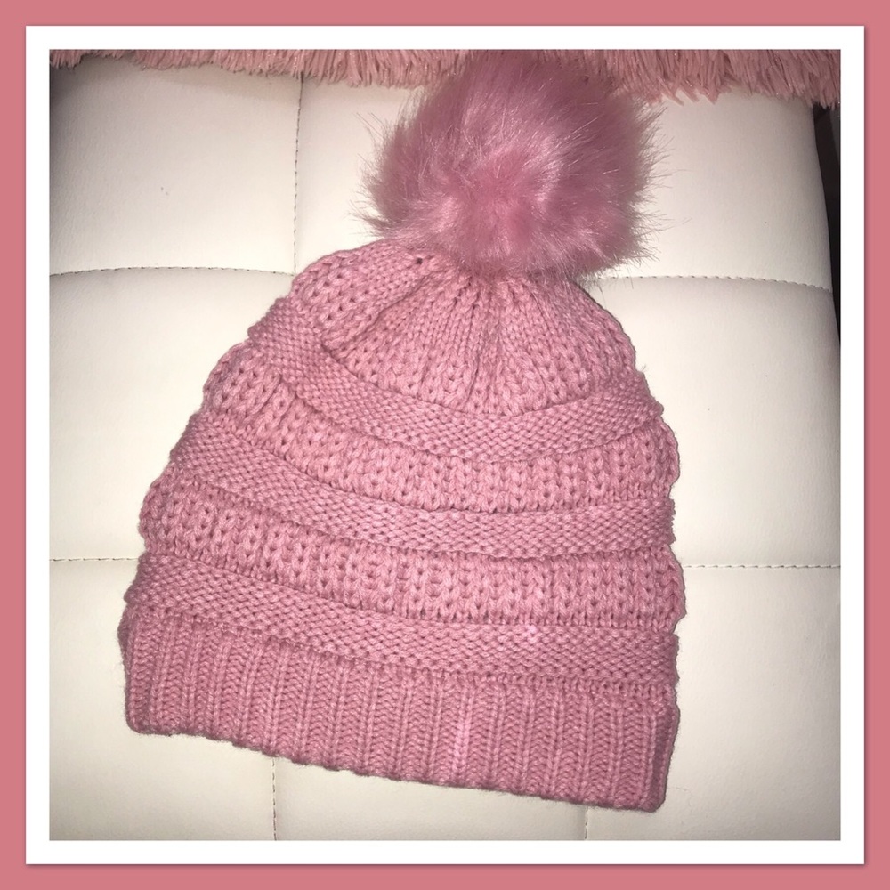 Beanie Pompom Hat Women
